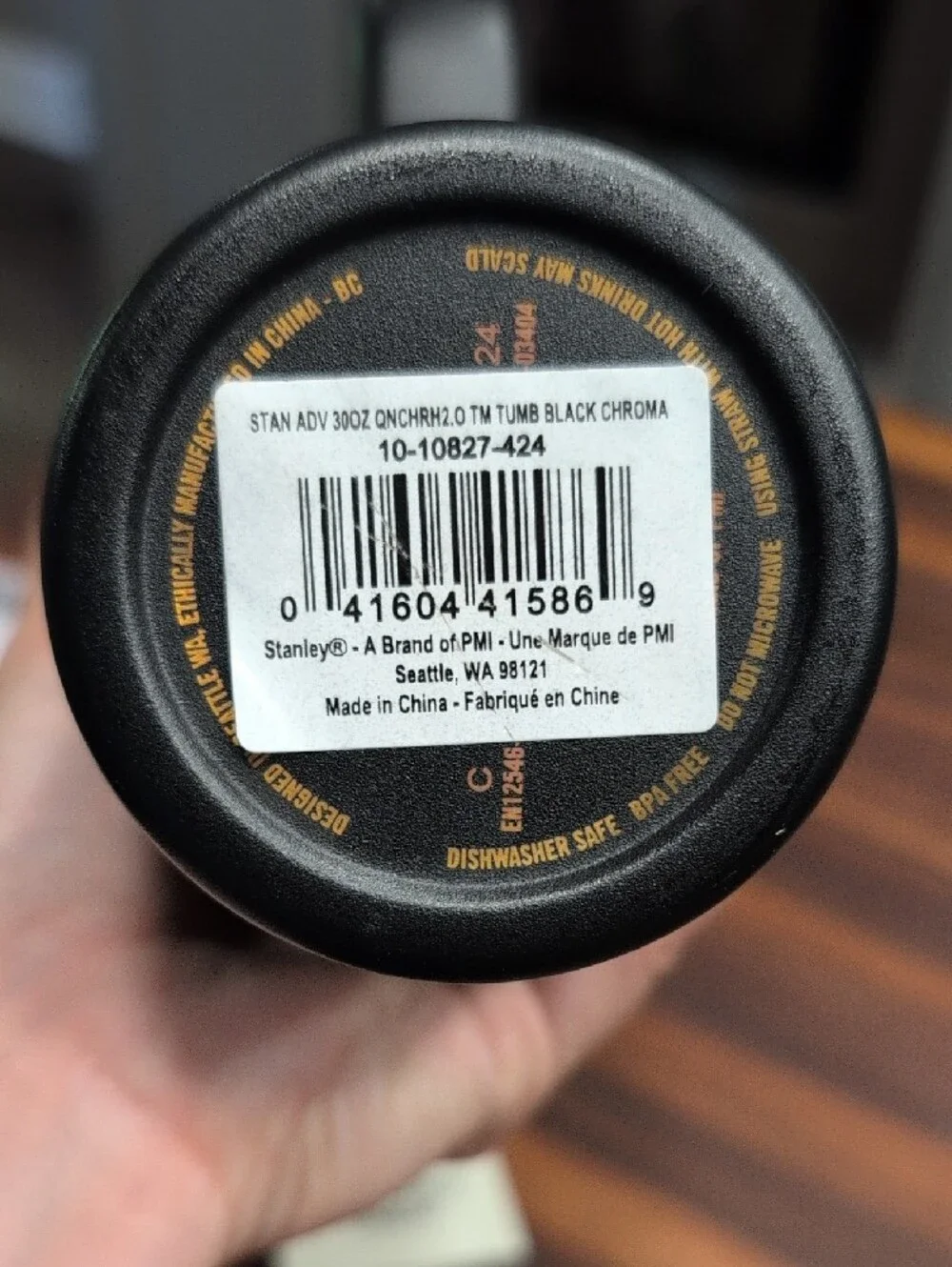 Black Chroma Stanley Tumbler 30oz
